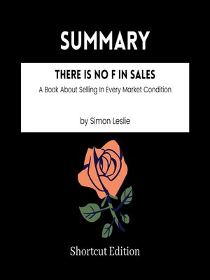 cover image of SUMMARY--There Is No F In Sales